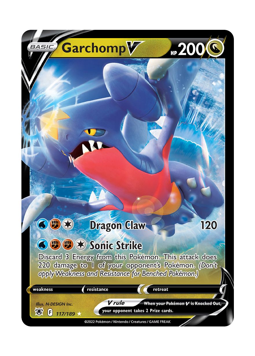 Garchomp V (117/189) - Astral Radiance