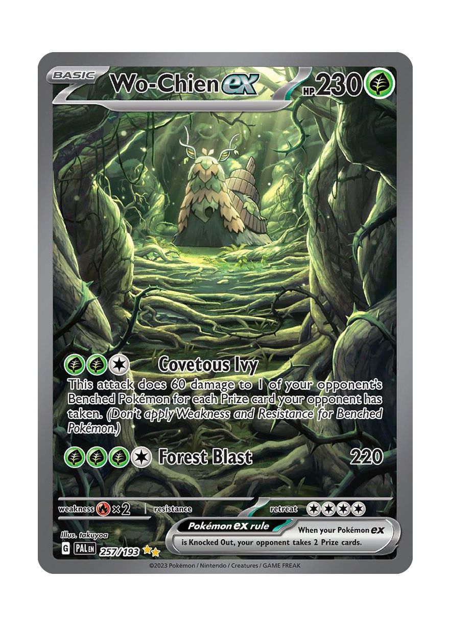 Wo-Chien ex (257/193) - Paldea Evolved