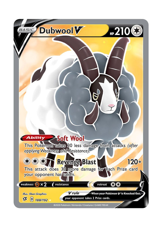 Dubwool V (188/192) - Rebel Clash