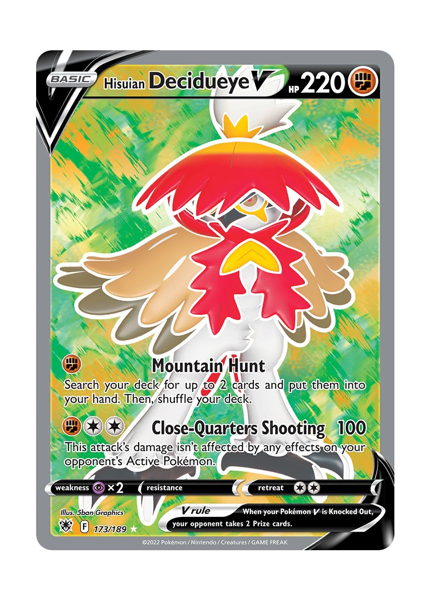 Hisuian Decidueye V (173/189) - Astral Radiance