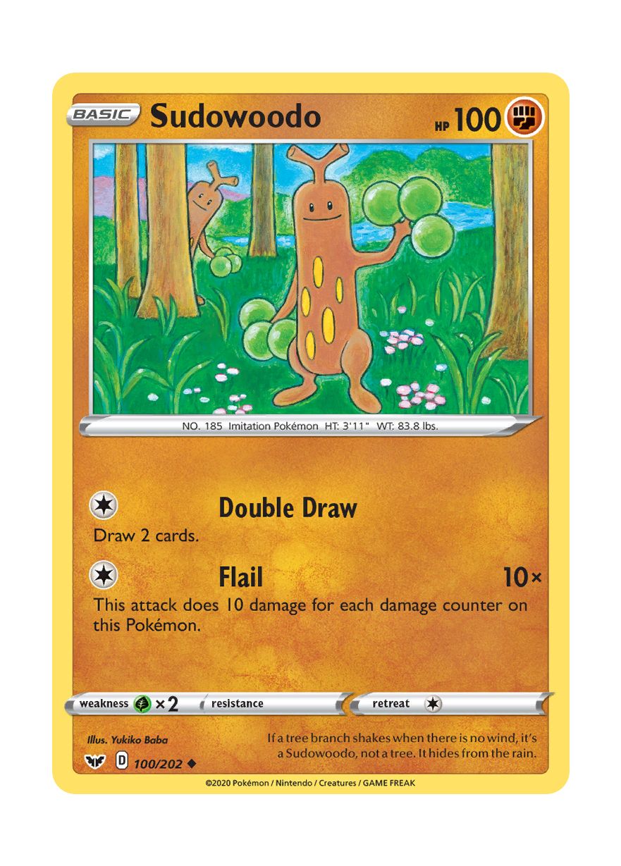 Sudowoodo (100/202) - Sword & Shield