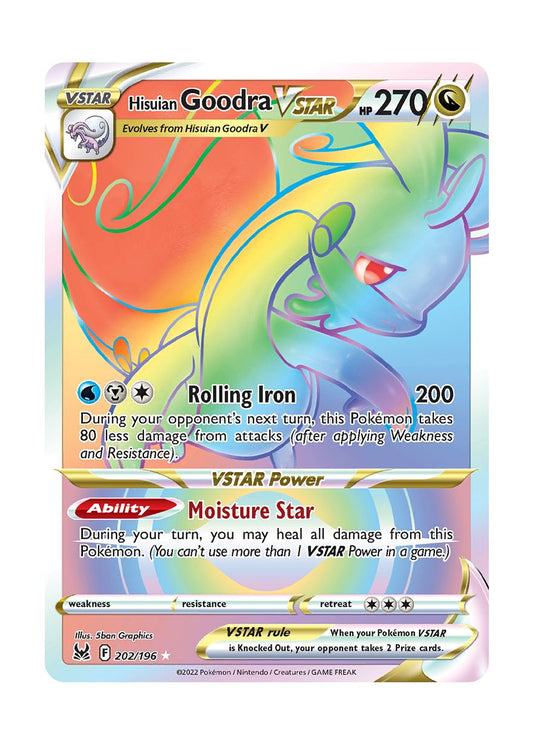 Hisuian Goodra VSTAR (202/196) - Lost Origin
