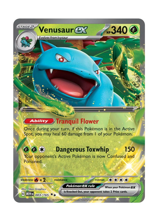 Venusaur ex (3/165) - 151