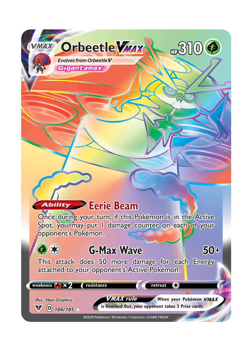 Orbeetle VMAX (186/185) - Vivid Voltage