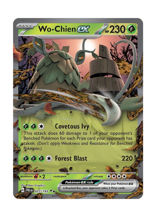 Wo-Chien ex (27/193) - Paldea Evolved