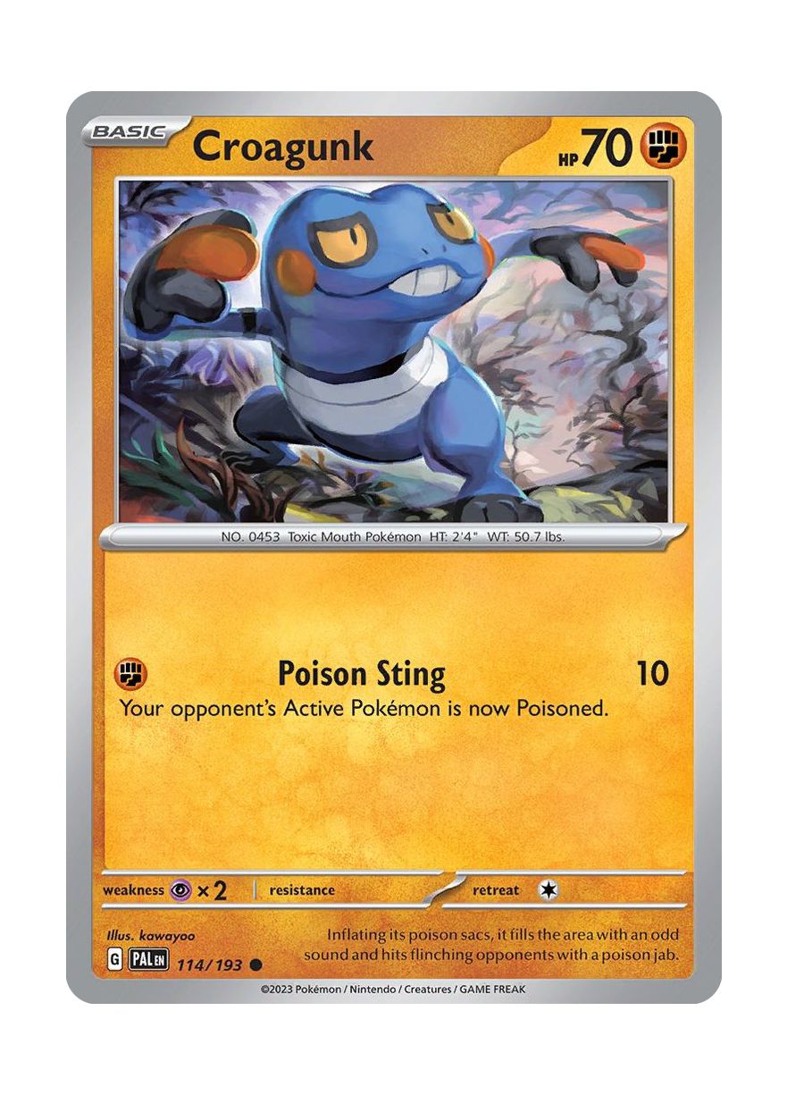 Croagunk (114/193) - Paldea Evolved