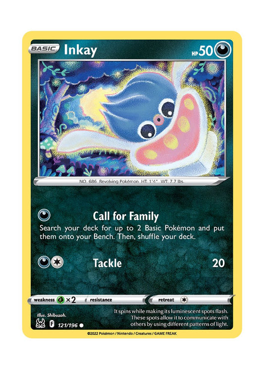 Inkay (121/196) - Lost Origin