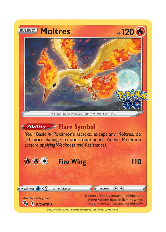 Moltres (012/78) - Pokémon GO