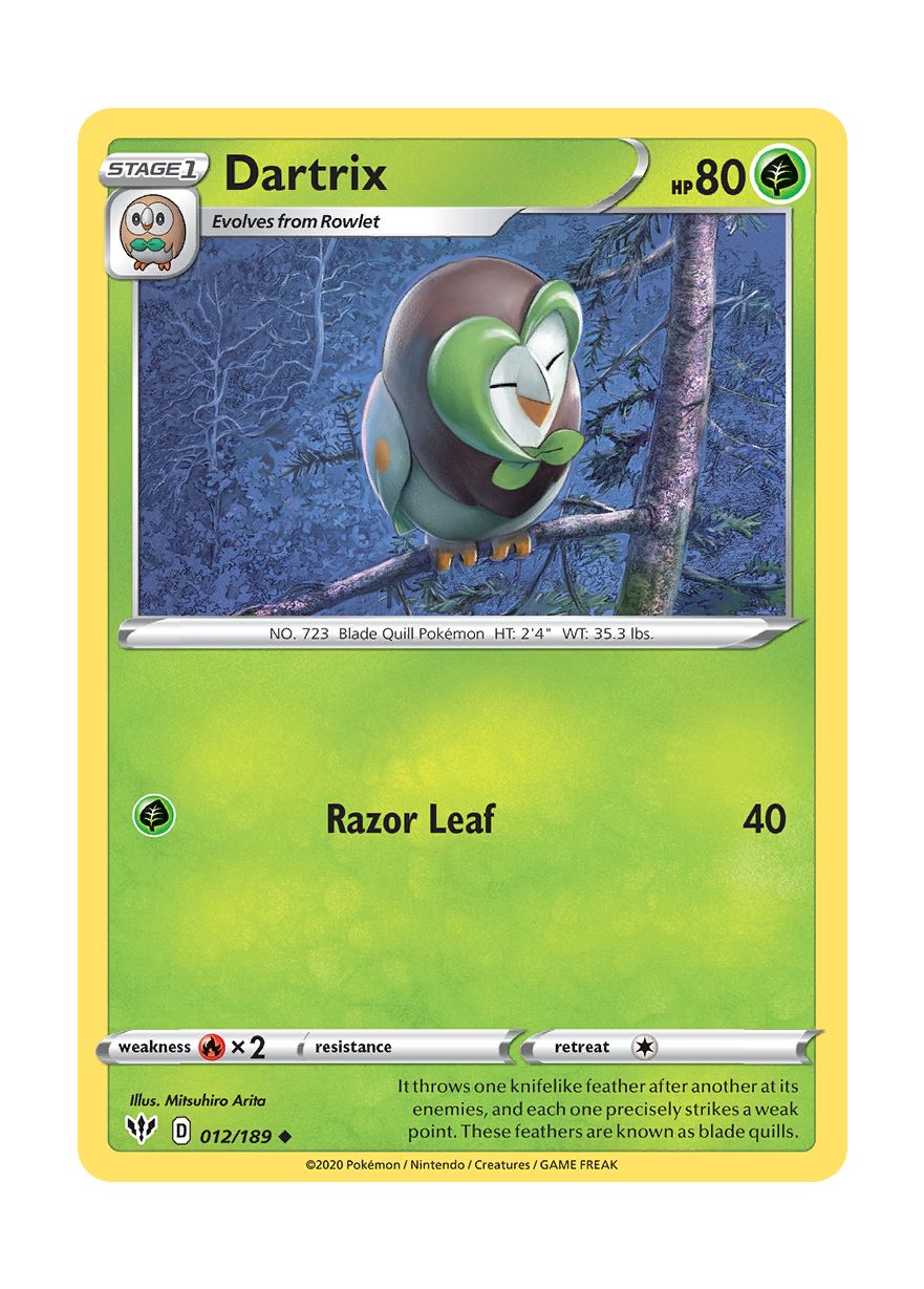Dartrix (012/189) - Darkness Ablaze