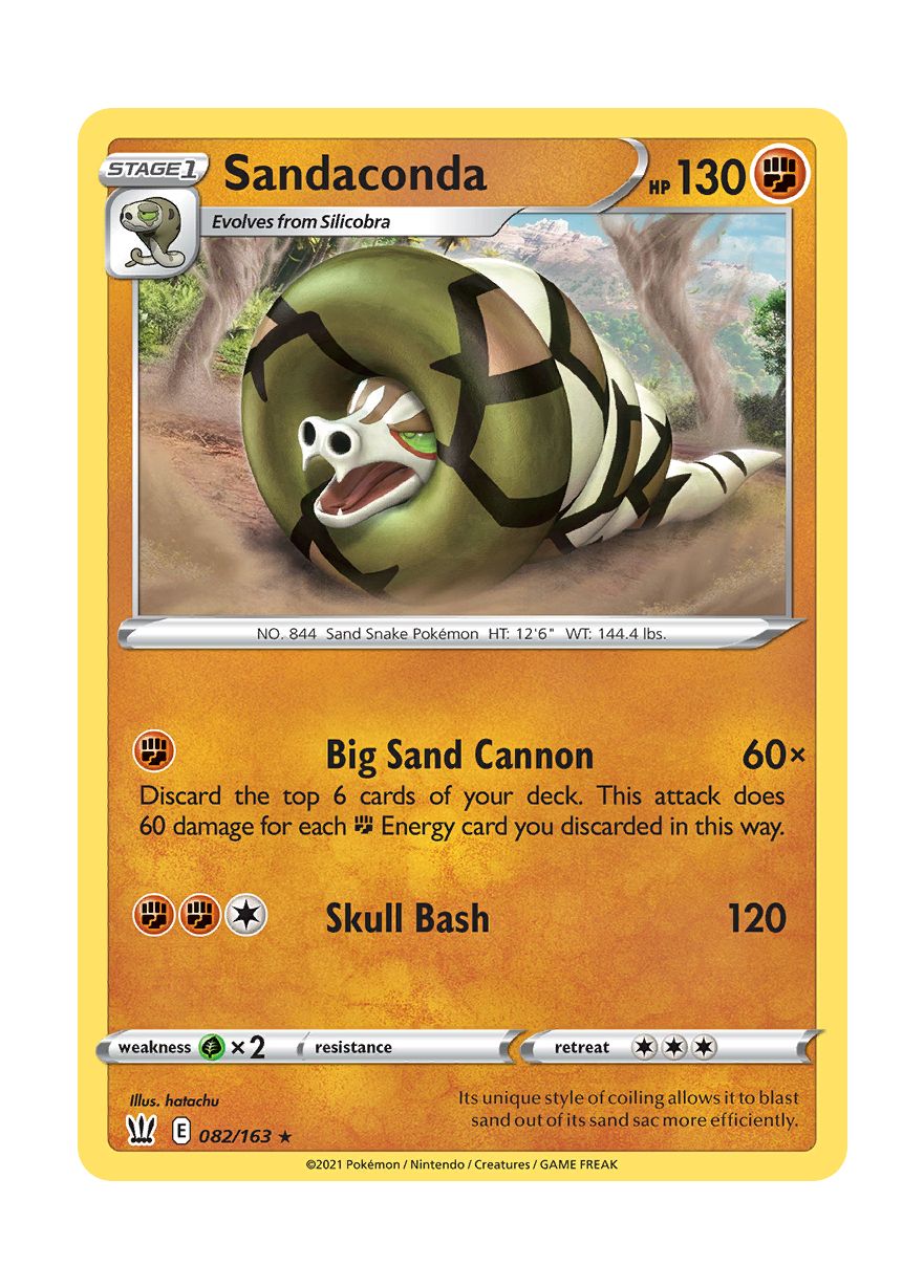 Sandaconda (082/163) - Battle Styles