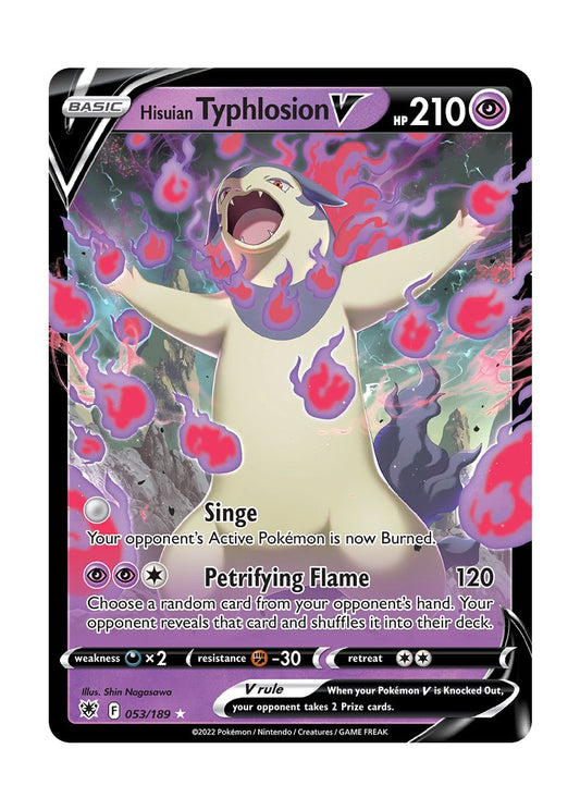 Hisuian Typhlosion V (053/189) - Astral Radiance