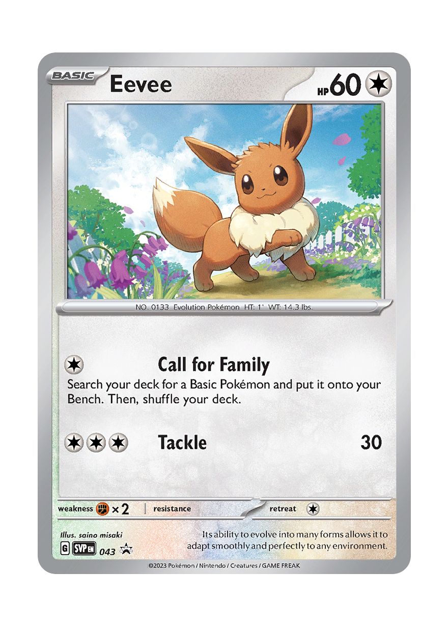 Eevee (43/101) - Scarlet & Violet Black Star Promos