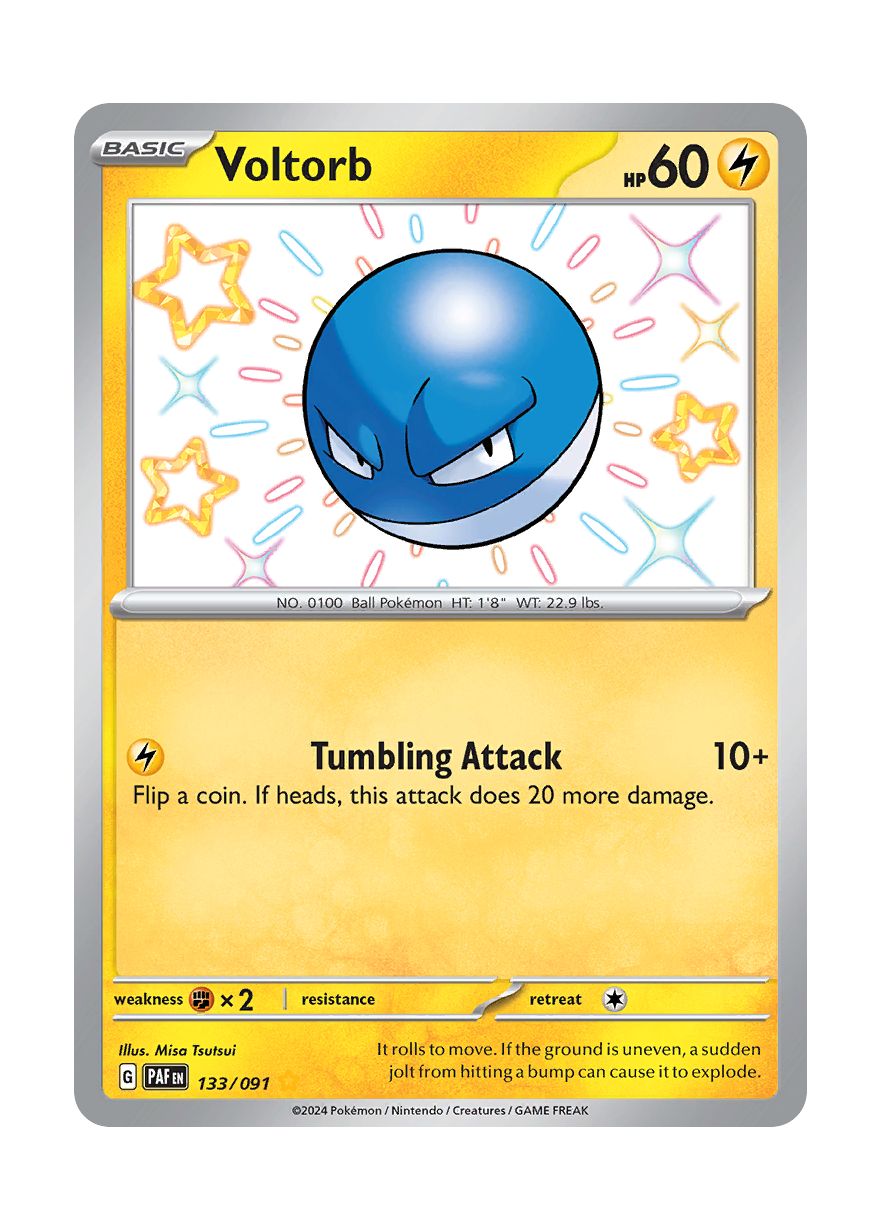 Voltorb (133/91) - Paldean Fates