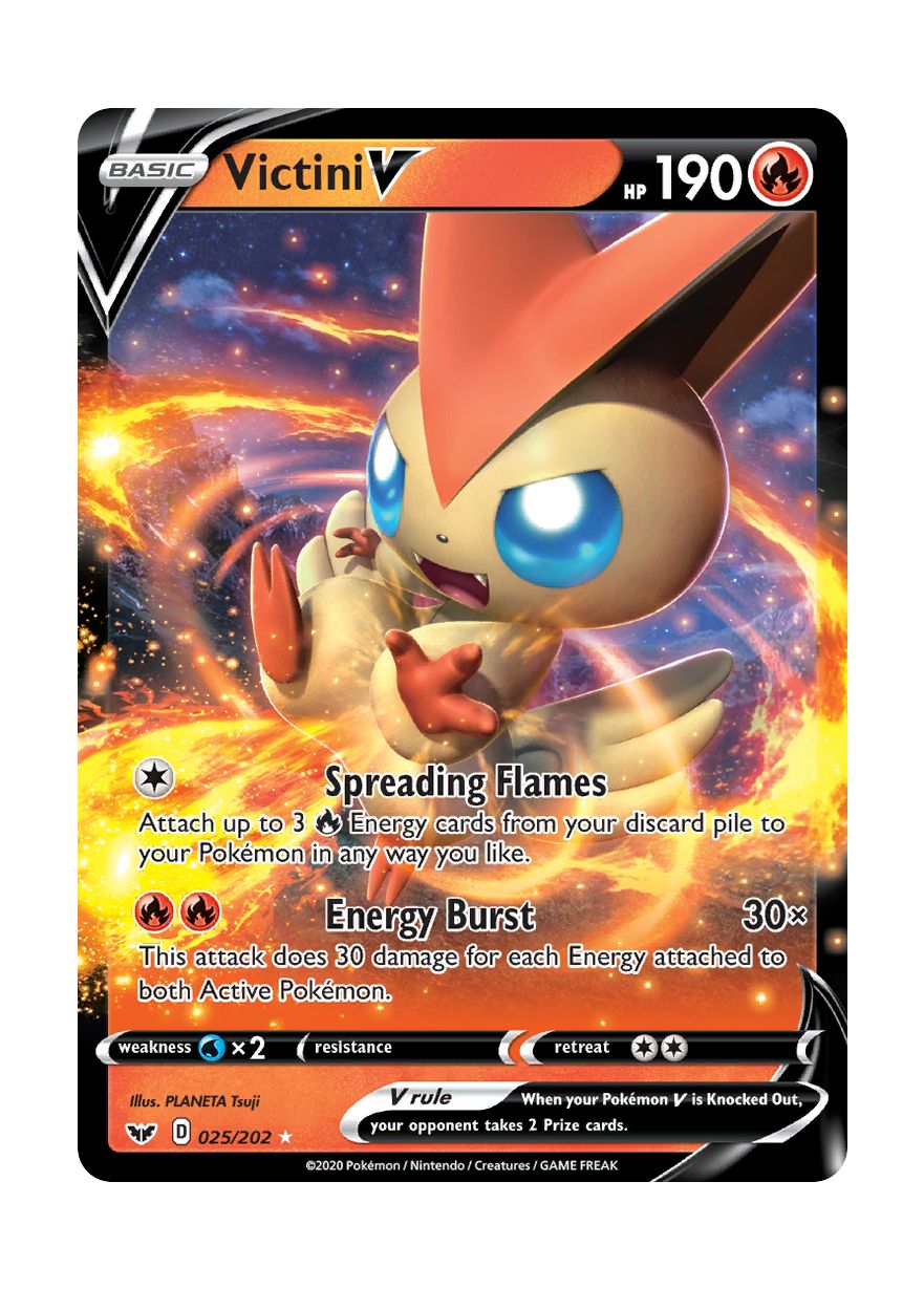 Victini V (025/202) - Sword & Shield