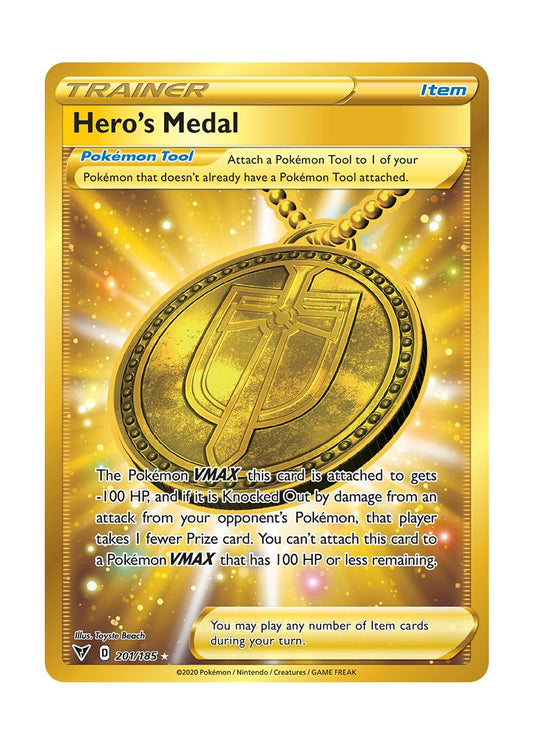 Hero's Medal (201/185) - Vivid Voltage