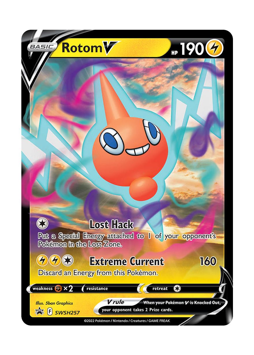 Rotom V (SWSH257/307) - SWSH Black Star Promos