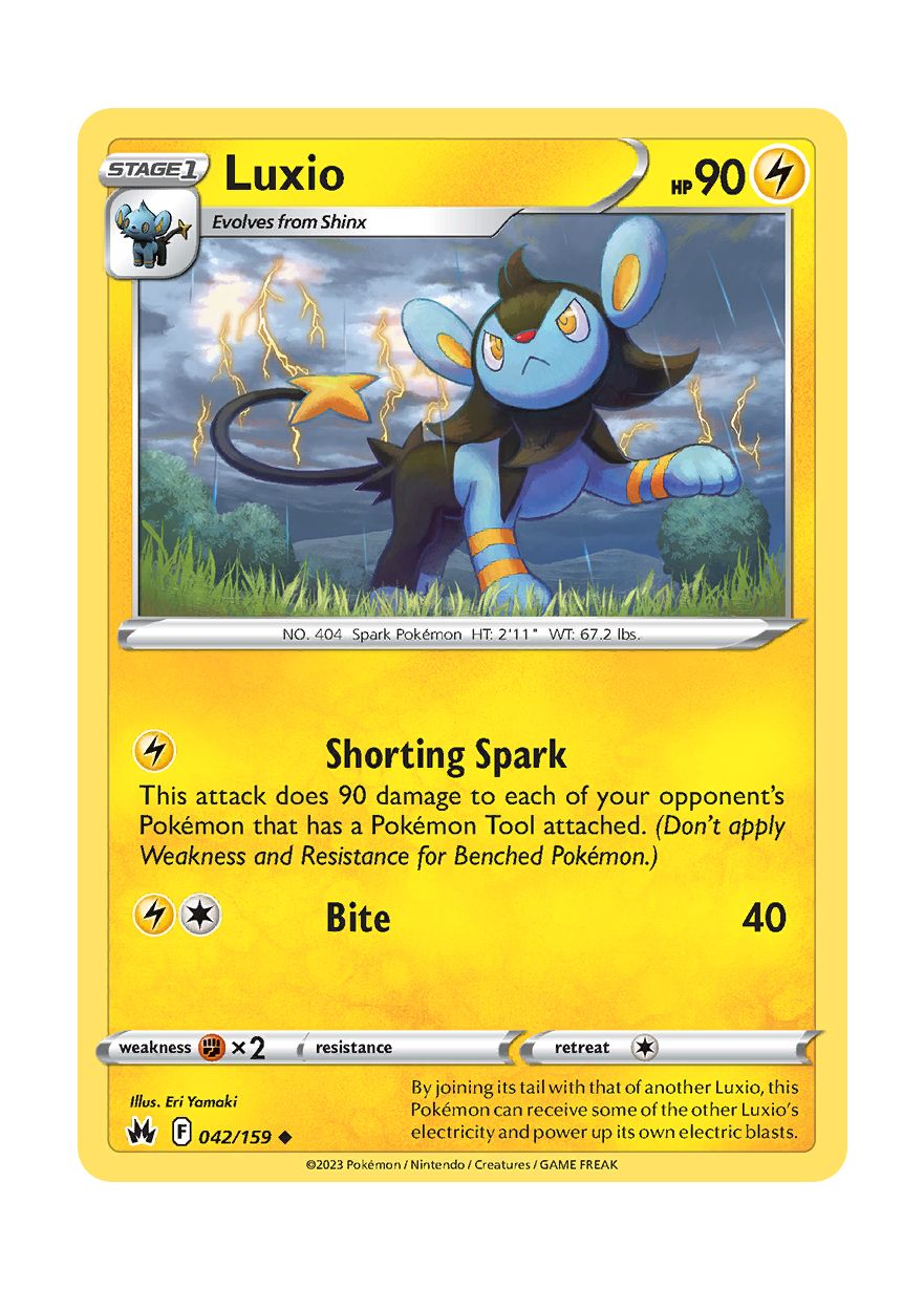 Luxio (042/159) - Crown Zenith