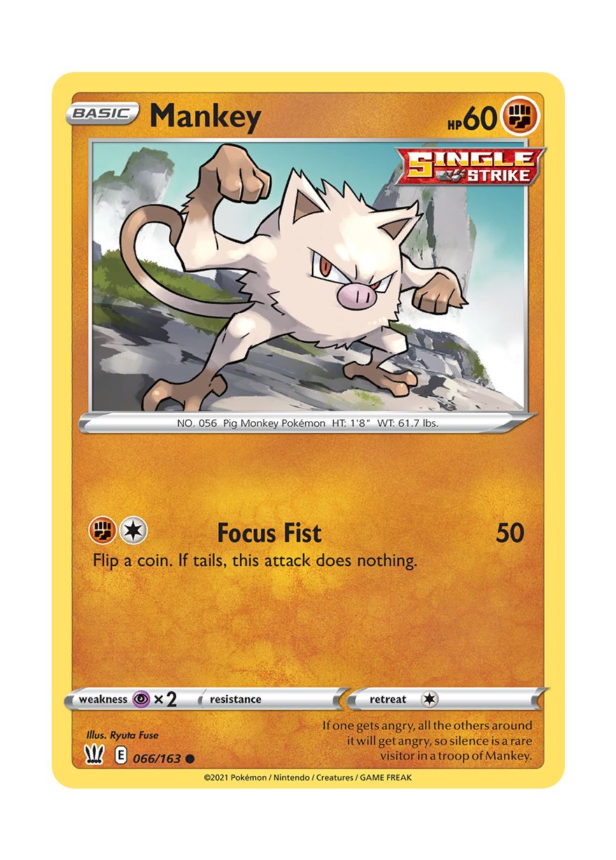 Mankey (066/163) - Battle Styles