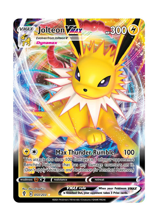 Jolteon VMAX (051/203) - Evolving Skies