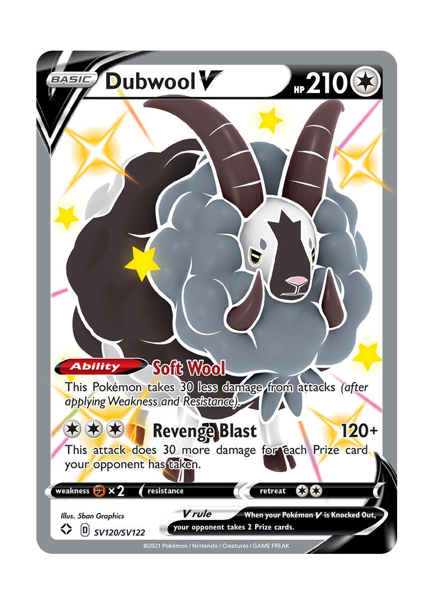 Dubwool V (SV120/122) - Shiny Vault