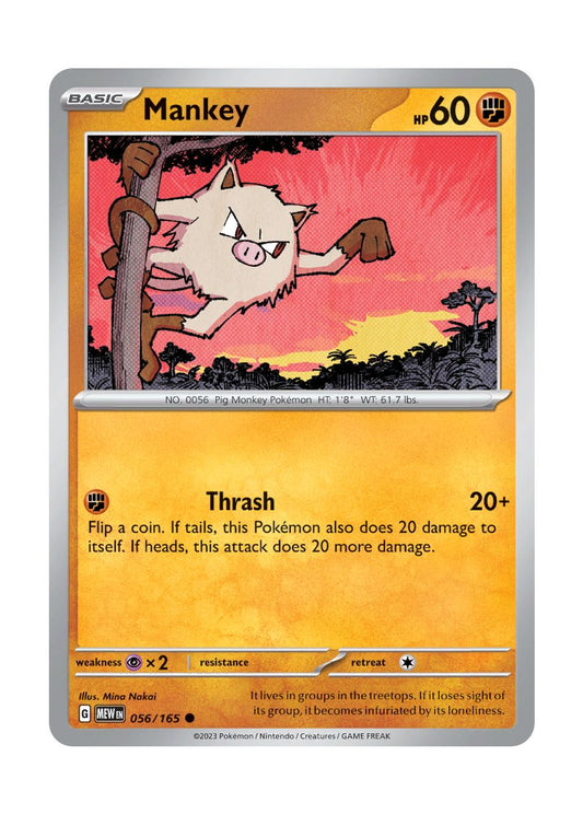 Mankey (56/165) - 151