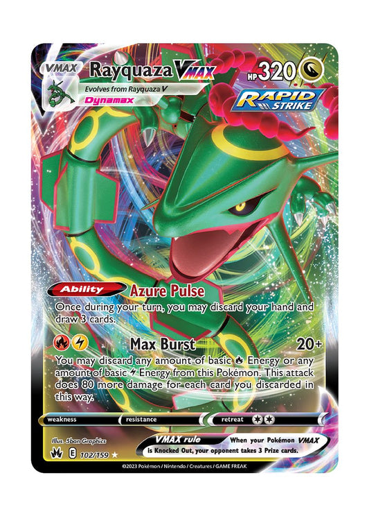 Rayquaza VMAX (102/159) - Crown Zenith