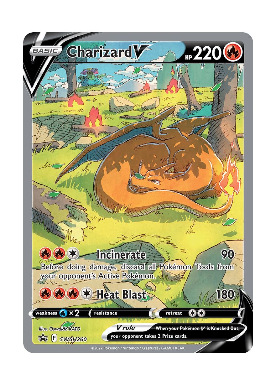 Charizard V (SWSH260/307) - SWSH Black Star Promos