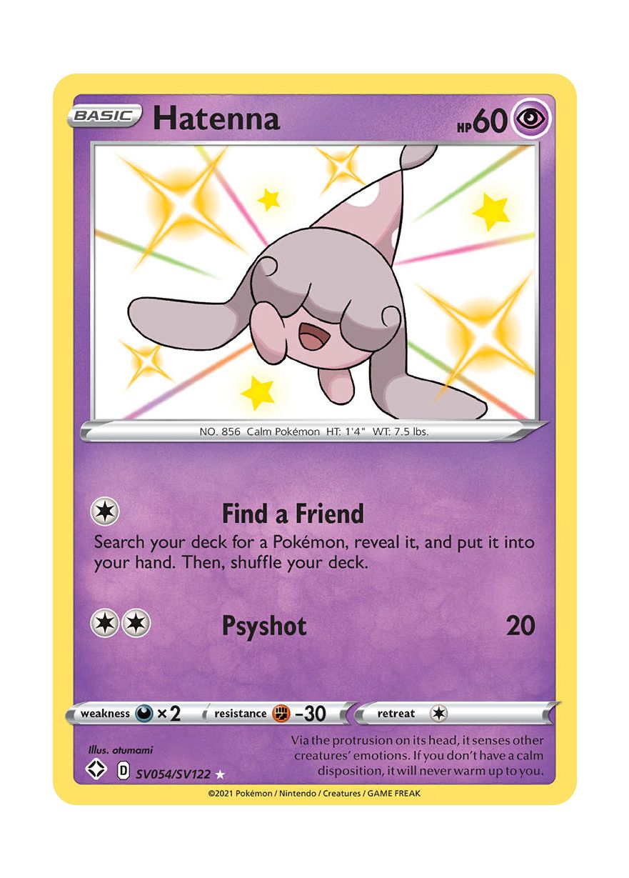Hatenna (SV054/122) - Shiny Vault