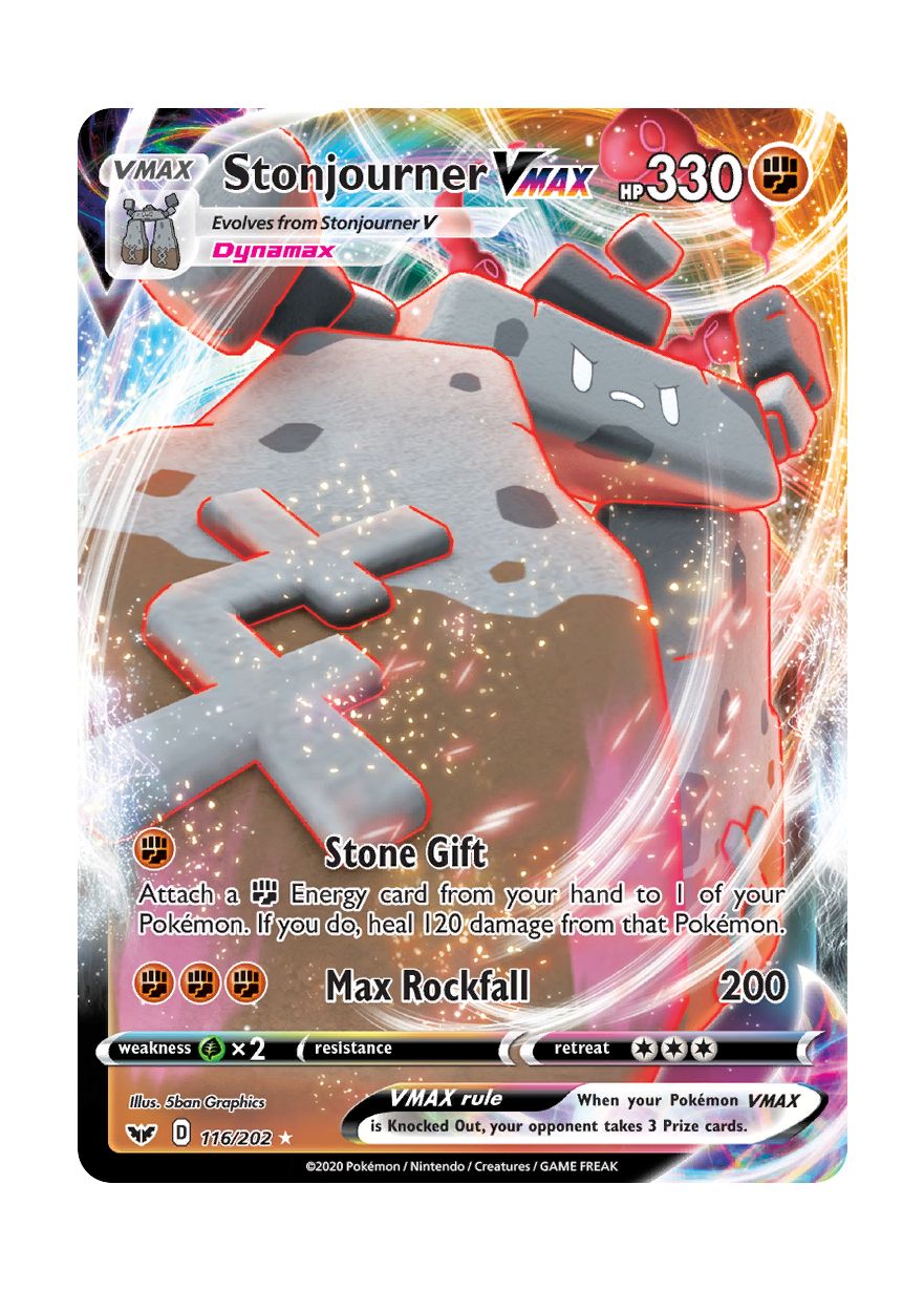Stonjourner VMAX (116/202) - Sword & Shield