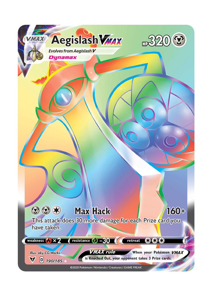Aegislash VMAX (190/185) - Vivid Voltage