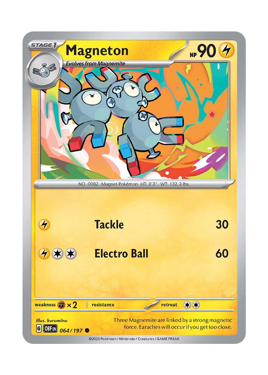 Magneton (64/197) - Obsidian Flames