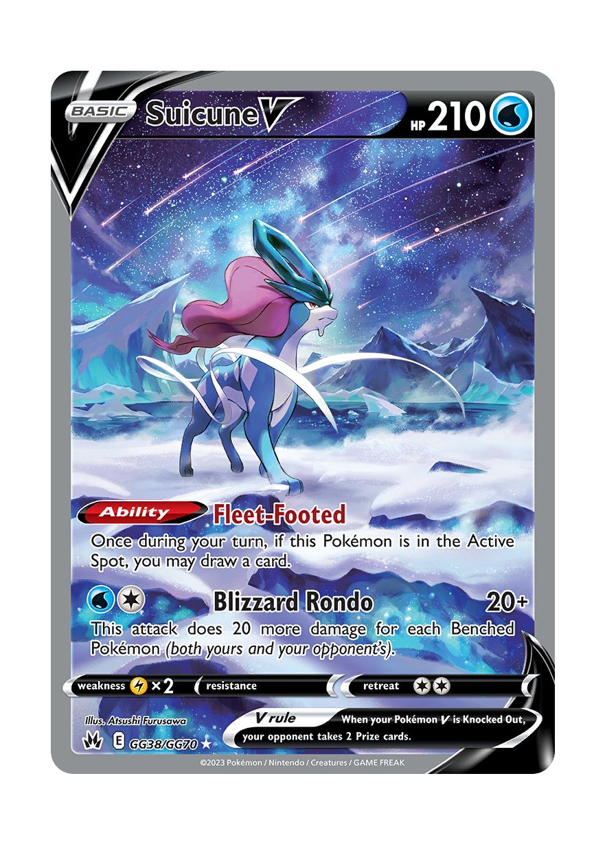 Suicune V (GG38/70) - Crown Zenith Galarian Gallery