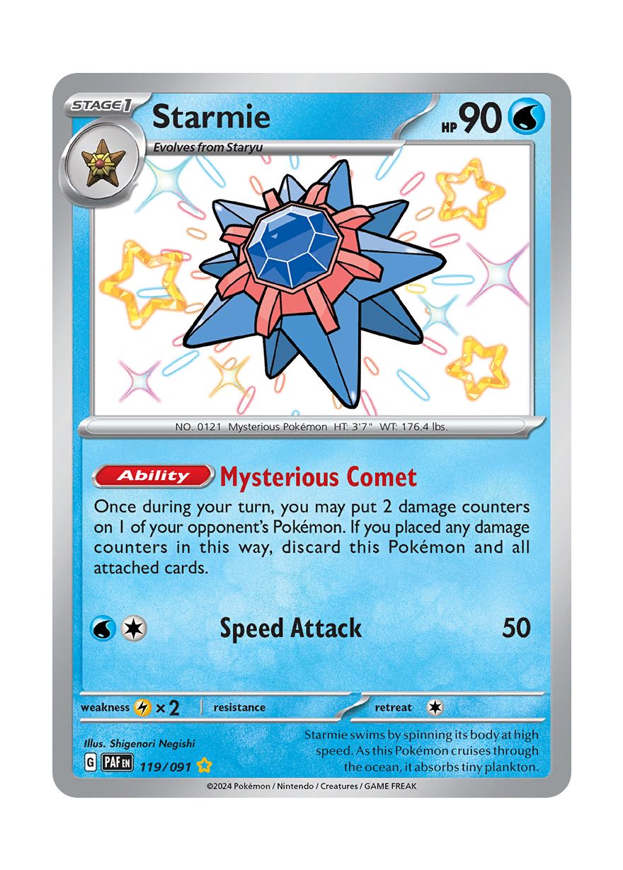 Starmie (119/91) - Paldean Fates