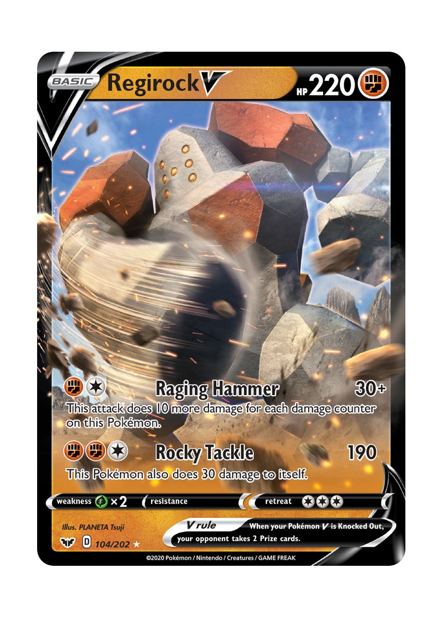Regirock V (104/202) - Sword & Shield