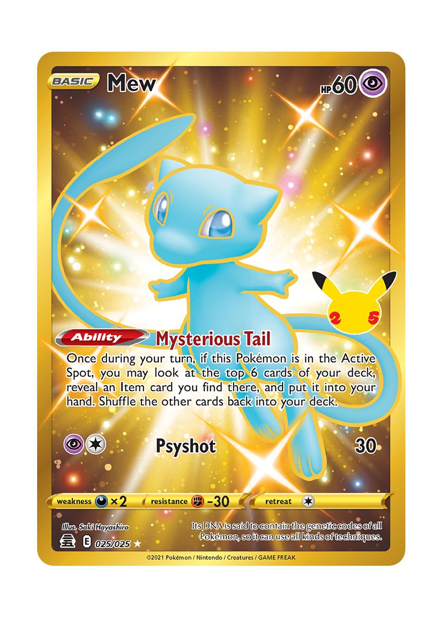 Mew (025/25) - Celebrations