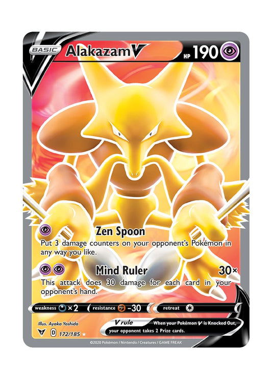 Alakazam V (172/185) - Vivid Voltage