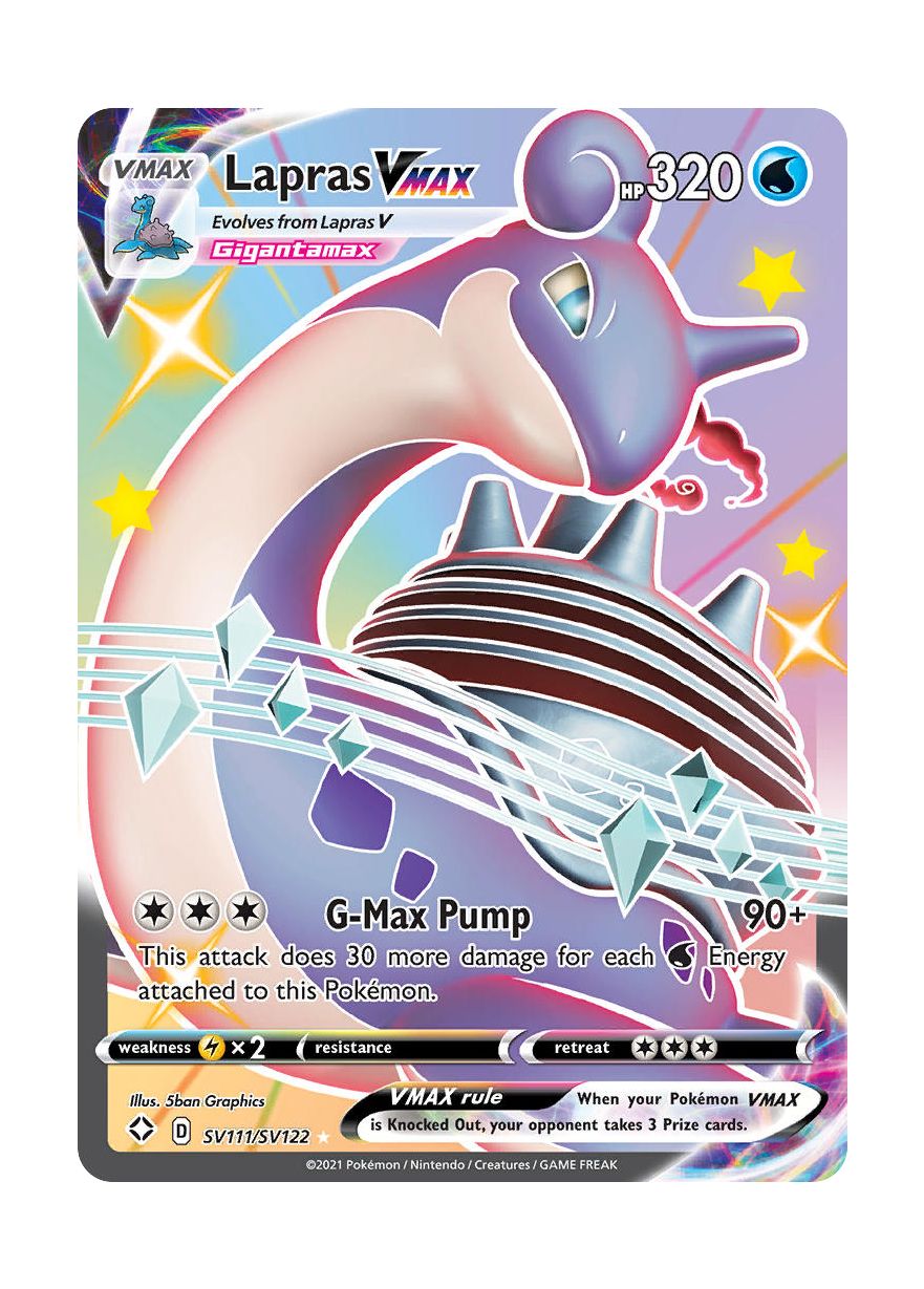Lapras VMAX (SV111/122) - Shiny Vault