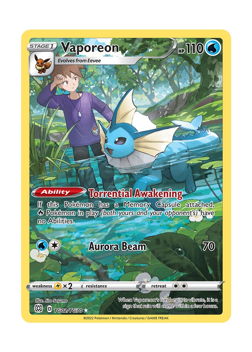 Vaporeon (TG02/30) - Brilliant Stars Trainer Gallery