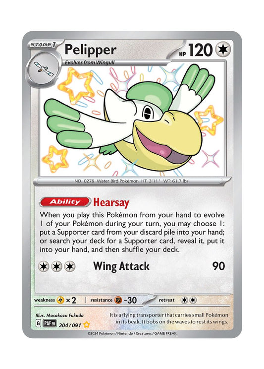 Pelipper (204/91) - Paldean Fates