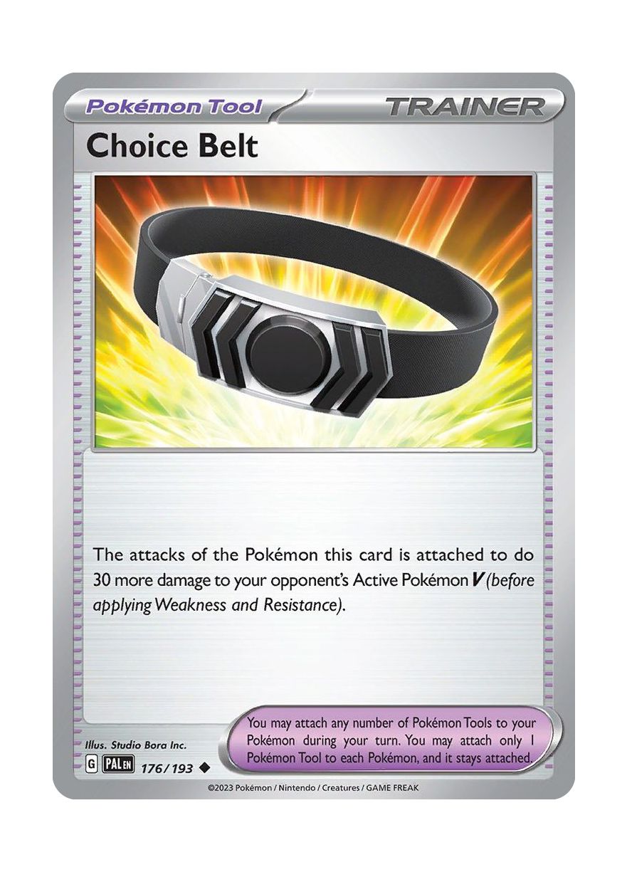 Choice Belt (176/193) - Paldea Evolved
