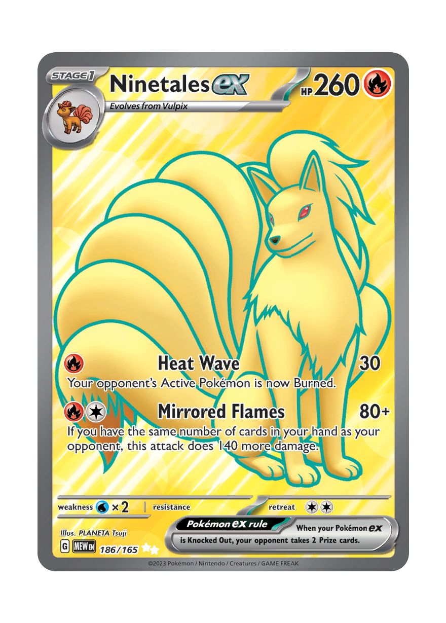 Ninetales ex (186/165) - 151