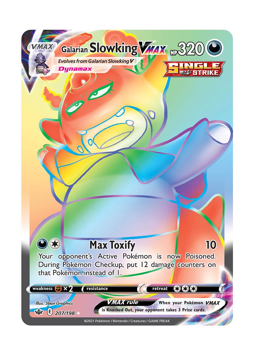 Galarian Slowking VMAX (207/198) - Chilling Reign