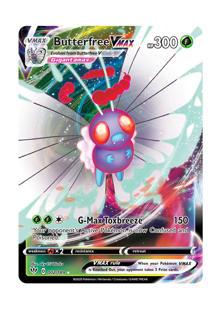 Butterfree VMAX (002/189) - Darkness Ablaze