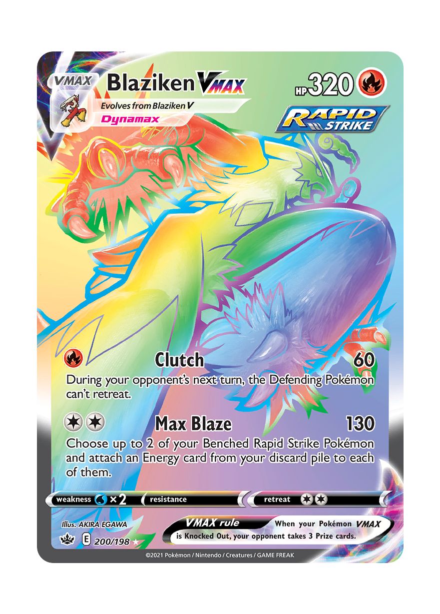 Blaziken VMAX (200/198) - Chilling Reign