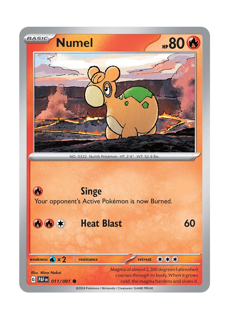 Numel (011/91) - Paldean Fates