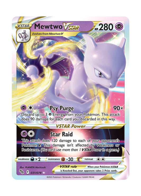 Mewtwo VSTAR (031/78) - Pokémon GO