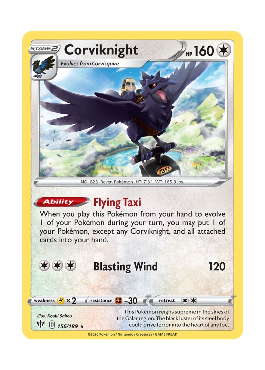 Corviknight (156/189) - Darkness Ablaze