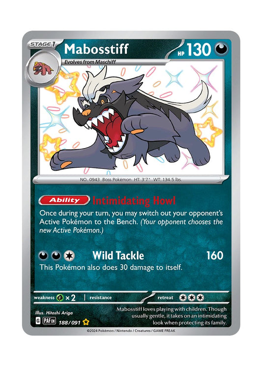 Mabosstiff (188/91) - Paldean Fates