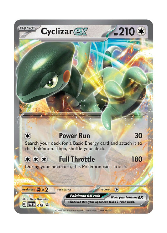 Cyclizar ex (18/101) - Scarlet & Violet Black Star Promos